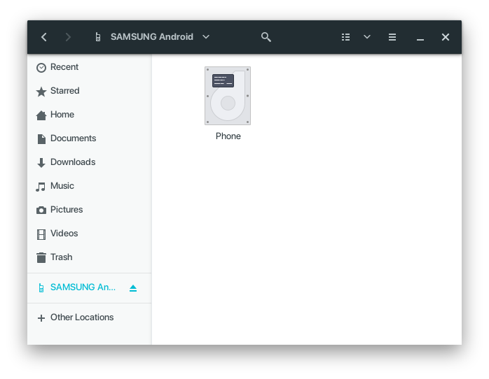 Solusi Mount Device Android Tidak Terbaca di Gnome - Nautilus File Manager Linux