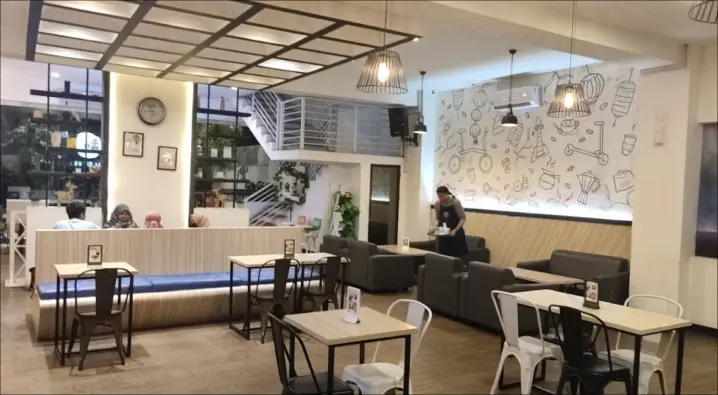 cafe habitus - tempat nongki sambil bekerja dan membuka laptop