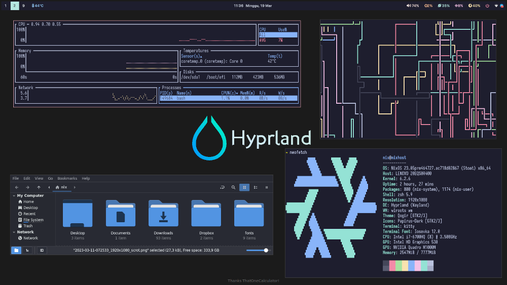 Cara Install Hyprland di Nixos