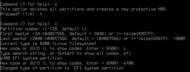 membuat partisi linux dengan fdisk