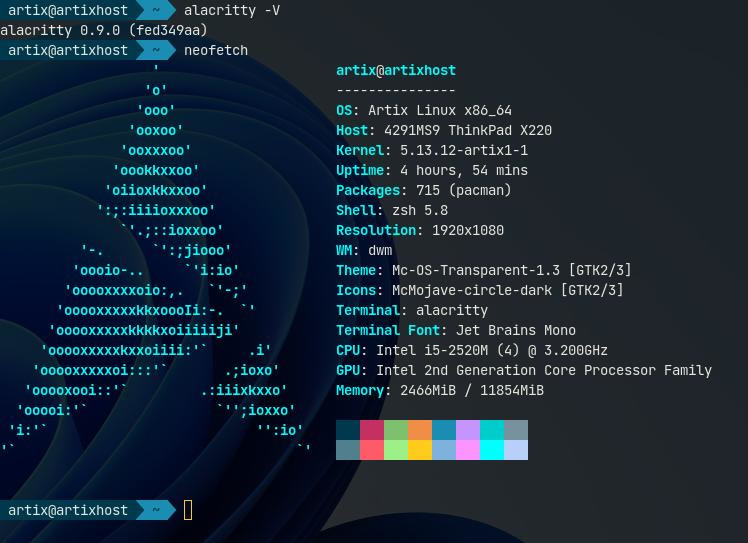 alacritty linux terminal