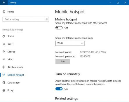 mengaktifkan setting hotspot windows 10