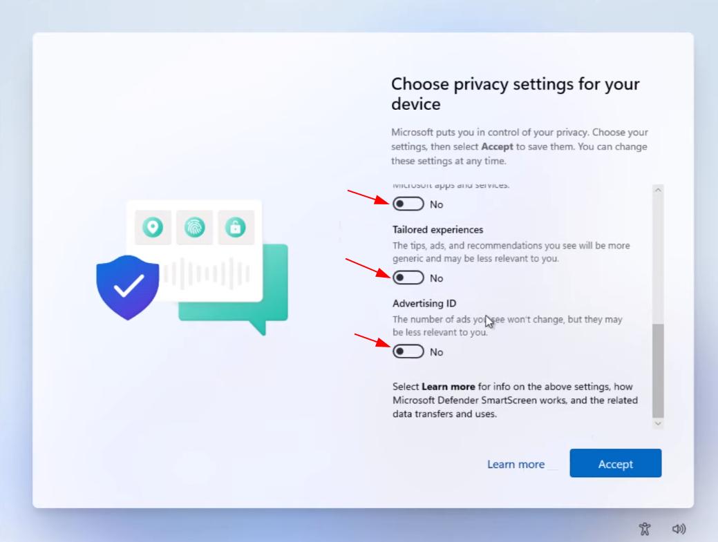 windows 11  privacy setting